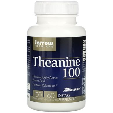 Теанін, Theanine, Jarrow Formulas, 100 мг, 60 капсул