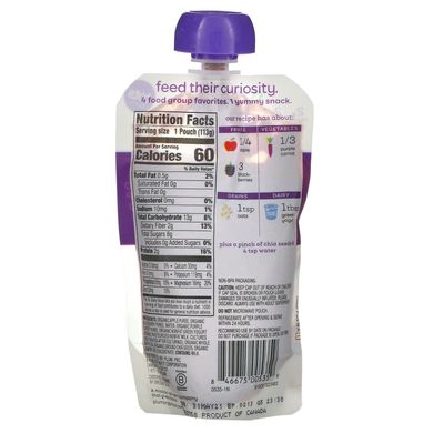 Дитяча суміш - пюре Plum Organics (Mighty 4 Essential Nutrition Blend) 113 г