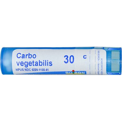 Карбо вегетабіліс 30C, Boiron, Single Remedies, прибл 80 гранул