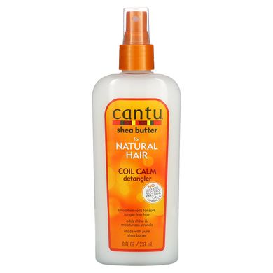 Cantu, Олія ши для натурального волосся, заспокійливий засіб для розплутування волосся, 8 рідких унцій (237 мл)