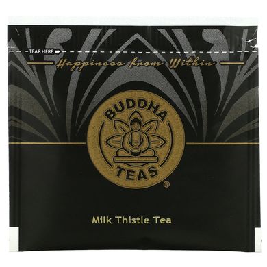 Buddha Teas, Органический травяной чай, расторопша, 18 чайных пакетиков, 0,95 унции (27 г) купить в Киеве и Украине