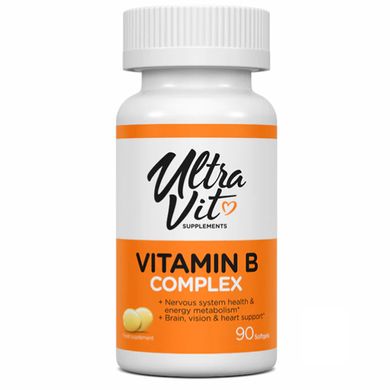Вітамін В комплекс VPLab (Vitamin B complex) 90 м'яких капсул