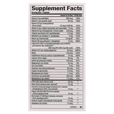 Natural Factors, Whole Earth & Sea&reg;, Women's 50+ Multi, 60 Vegetarian Capsules