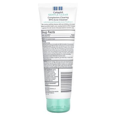 Cetaphil, Gentle Clear, Complexion-Clearing BPO Acne Cleanser, 4.2 fl oz (124 ml)