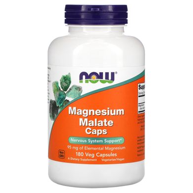 Магній малат Now Foods (Magnesium Malate) 180 капсул