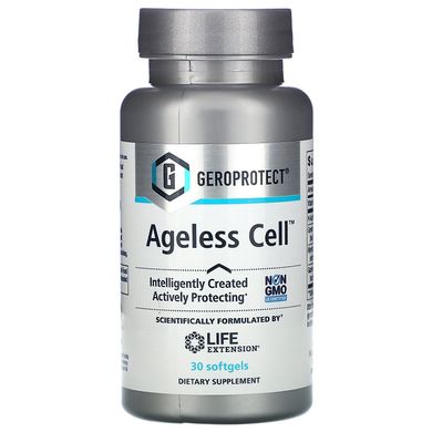 Засіб проти старіння, GEROPROTECT Ageless Cell, Life Extension, 30 м'яких желатинових капсул