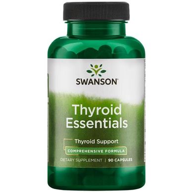 Основи щитовидної залози, Thyroid Essentials, Swanson, 90 капсул