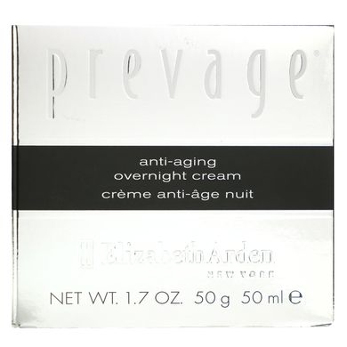 Антивіковий нічний крем, Prevage, Anti-Aging Overnight Cream, Elizabeth Arden, 1,7 унції (50 мл)
