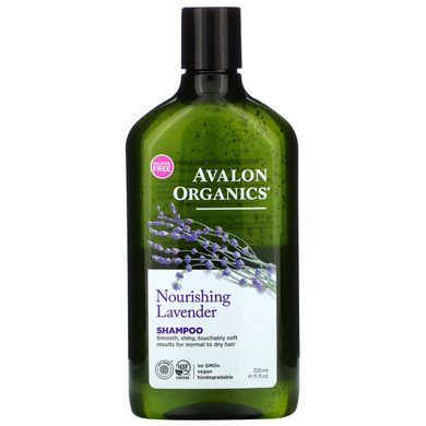 Шампунь для волосся лаванда живильний Avalon Organics (Shampoo) 325 мл