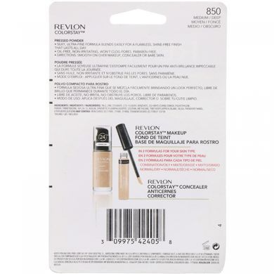 Compact Powder Colorstay, shade 850 Medium/Deep, Revlon, 8.4 g