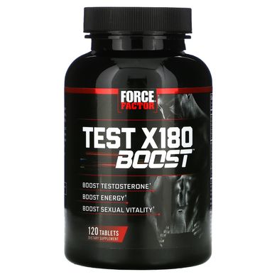Force Factor, Test X180 Boost, бустер тестостерону для чоловіків, 120 таблеток