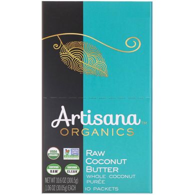 Кокосове масло Artisana (Coconut Butter) 10 пакетиків по 30.05 р