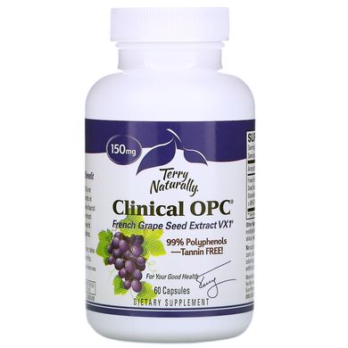 Клінічний OPC, EuroPharma, Terry Naturally, 150 мг, 60 капсул