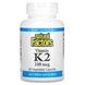 Витамин К2, Vitamin K2, Natural Factors, 100 мкг, 60 вегетарианских капсул фото