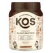 Органический растительный белок, шоколад, Organic Plant Protein, Chocolate, KOS, 585 г фото