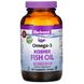 Кошерный рыбий жир, натуральный Омега-, Bluebonnet Nutrition, 3, 120 вегетарианских капсул фото