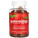 Дорослі мега мультивітаміни, з натуральним малиновим смаком, Adult Mega Multivitamins Gummies, Natural Raspberry Flavor, Gummiology, 100 вегетаріанських жувальних цукерок фото