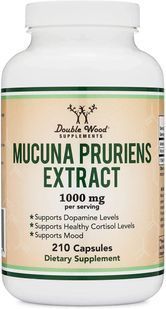 Мукуна экстракт Double Wood (Mucuna Pruriens Extract) 1000 мг 210 капс купить в Киеве и Украине