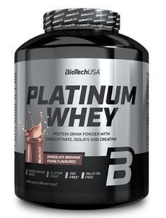 Протеїн Platinum Whey BioTech 2 кг Шоколадний брауні
