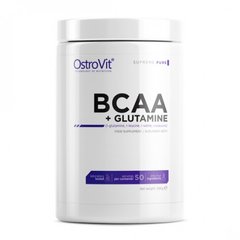 Амінокислота BCAA + глютамін, BCAA + GLUTAMINE, OstroVit, 500 г