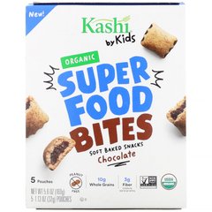 Органічні суперпродукти, шоколад, Kashi, 5 пакетиків по 1,13 унції (32 г) кожен