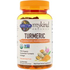 Куркума Garden of Life (Turmeric Inflammation Response) 63.5 мг 120 жувальних цукерок