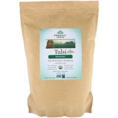 Листовий чай Тулса, оригінальний, без кофеїну, Organic India, 454 г