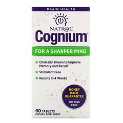 Здоров'я мозку, Когніум, Cognium, Natrol, 60 таблеток