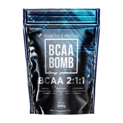 Растворимый БЦАА 2-1-1 со вкусом когда Pure Gold (BCAA Bomb 2-1-1) 500 г купить в Киеве и Украине