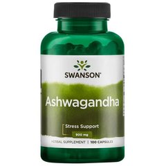 Ашваганда Swanson (Ashwagandha) 450 мг 100 капсул