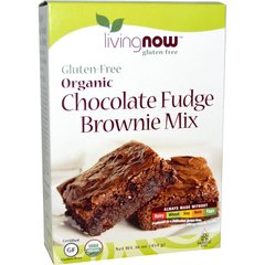 Смесь для выпечки без глютена шоколад Now Foods (Brownie Mix) 454 г купить в Киеве и Украине