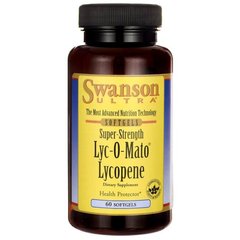 Супер-сильный Ликопин, Super-Strength Lyc-O-Mato Lycopene, Swanson, 40 мг, 60 капсул купить в Киеве и Украине