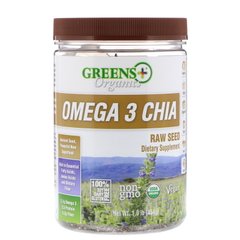 Семена чиа с Omega-3, Chia Omega 3, Greens Plus, 454 г купить в Киеве и Украине