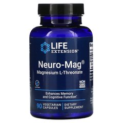 Магний L-треонат, Neuro-Mag, Life Extension, 90 капсул купить в Киеве и Украине