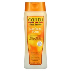 Очищаючий крем-шампунь з маслом ши для волосся без сульфатів Cantu (Shea Butter for Natural Hair Cleansing Cream Shampoo Sulfate-Free) 400 мл