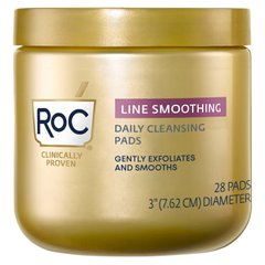 RoC, Що розгладжують щоденні серветки, що очищають, Line Smoothing Daily Cleansing Pads, 28 штук
