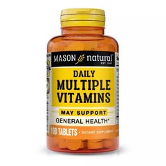 Мультивитамины Mason Natural (Daily Multiple Vitamins) 100 таблеток купить в Киеве и Украине