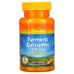 Куркумин Thompson (Turmeric Curcumin) 300 мг 60 капсул купить в Киеве и Украине