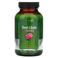 Steel-Libido для жінок, Irwin Naturals, 75 гелевих капсул