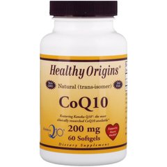 Коэнзим Q10 Healthy Origins (CoQ10) 200 мг 60 капсул купить в Киеве и Украине