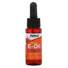 Вітамін Е олія Now Foods Natural (E-Oil) 30 мл