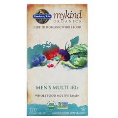 Вітаміни для чоловіків 40+ Garden of Life (KIND Organics Men's Multi 40+) 120 таблеток