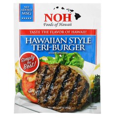 Суміш приправ для тери-бургерів в гавайському стилі, Hawaiian Style Teri-Burger Seasoning Mix, NOH Foods of Hawaii, 42 г