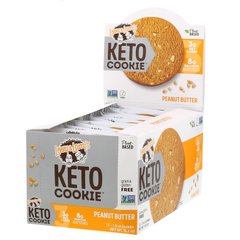 Печенье для кетодиеты, со вкусом арахисовой пасты, Keto Cookies, Lenny & Larry's, 12 шт. по 45 г (1,6 унции) купить в Киеве и Украине