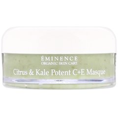Сильна цитрусова і капустяна маска C + E, Eminence Organics, 2 рідких унції (60 мл)