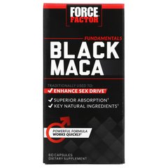 Force Factor, черная мака, 60 капсул купить в Киеве и Украине