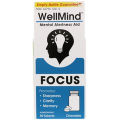 WellMind Focus, Психологическая Помощь, MediNatura, 90 таблеток купить в Киеве и Украине