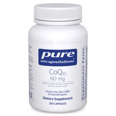 Коэнзим Q10 Pure Encapsulations (CoQ10) 60 мг 250 капсул купить в Киеве и Украине