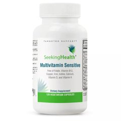 Мультивітаміни Seeking Health (Multivitamin Sensitive) 120 вегетаріанських капсул