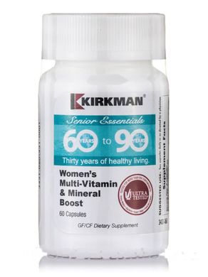 Жіночі мультвітаміни і мінерали, 60 to 90 Women's Multi-Vitamin,Mineral Boost, Kirkman labs, 60 капсул
